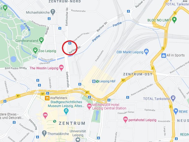 5 Minuten zum Zentrum